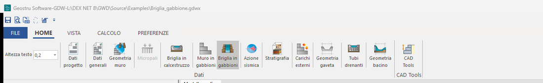 El botón CAD Tools